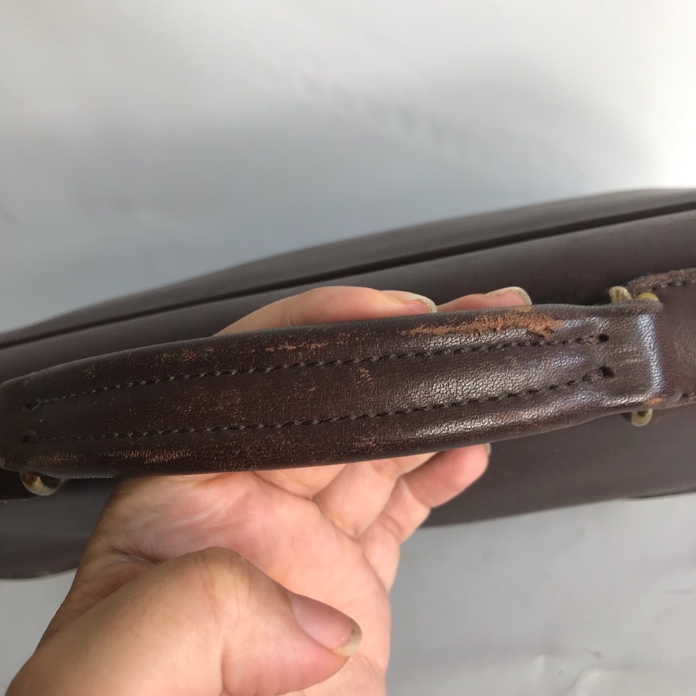 Vintage Brown Coach Leather briefcase - Picture 3 of 7